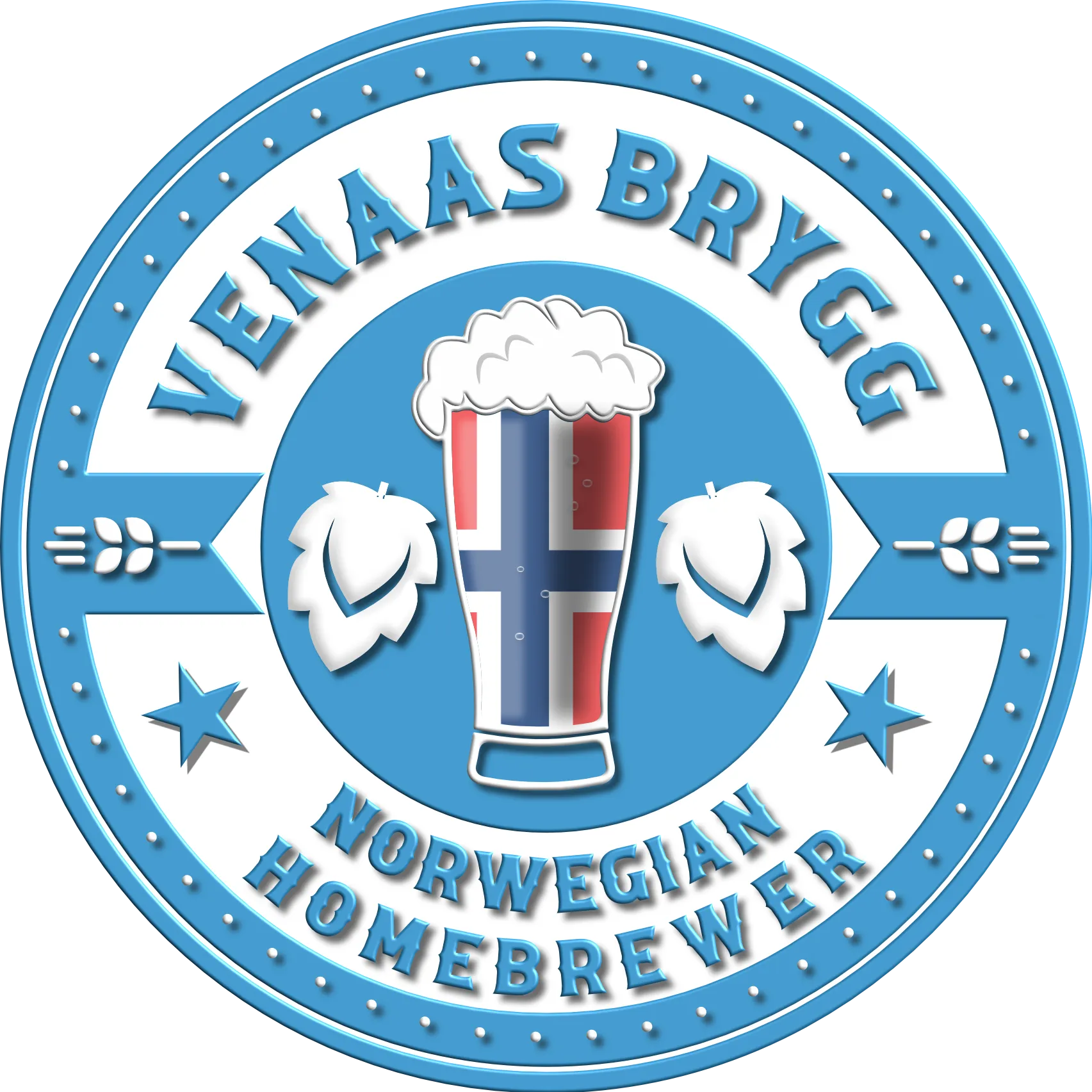 Venaas Brygg badge